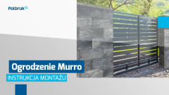 Instrukcja układania ogrodzenia POLBRUK  Murro