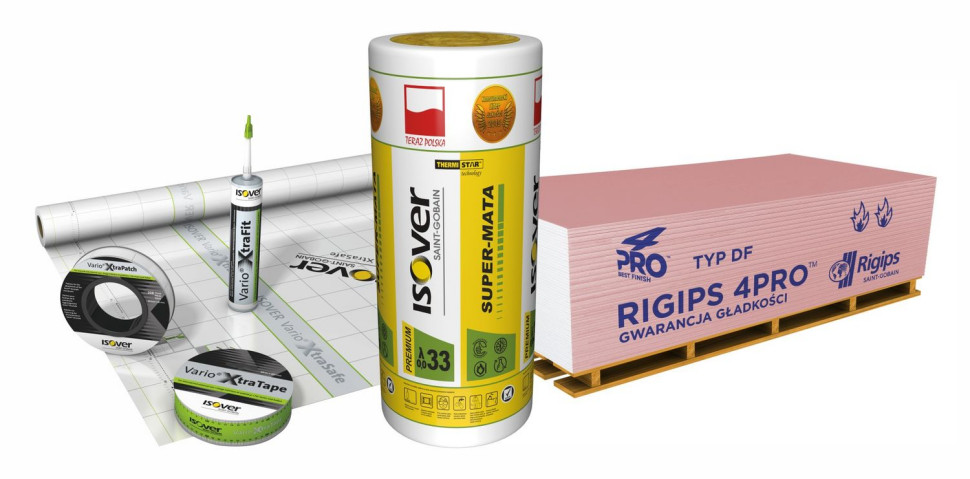 Isover Rigips 4PRO typ DF