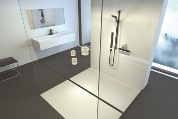 Odpływ liniowy Linearis Infinty w kolorze czarnym