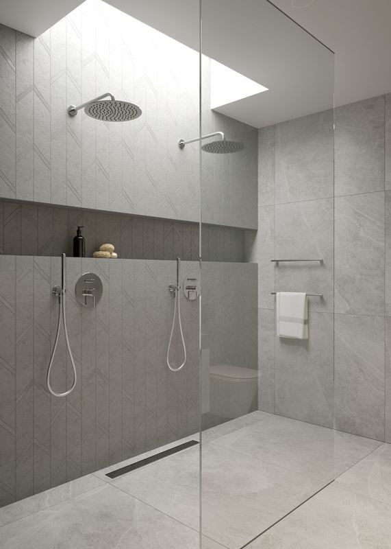 Łazienka wyposażona w armaturę z serii Molle