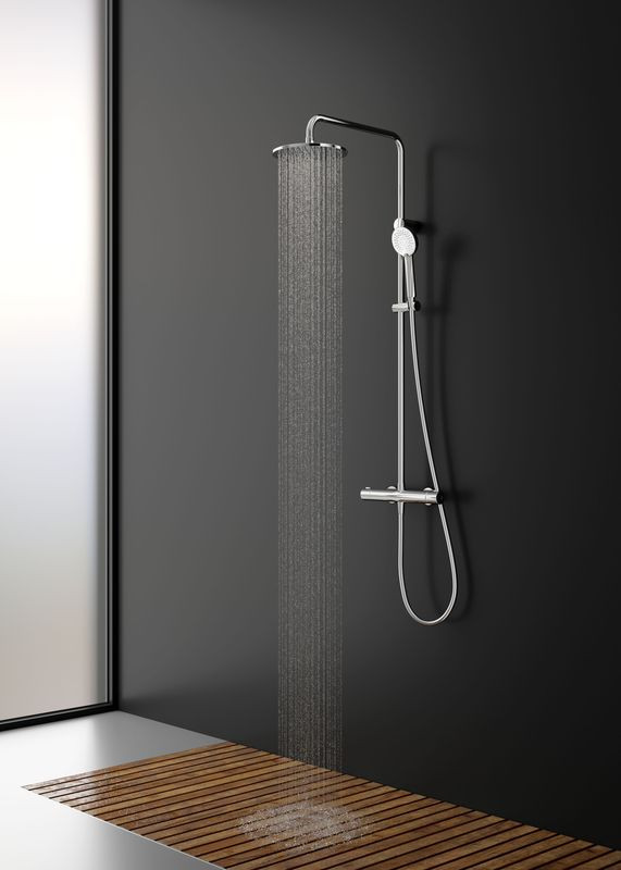 Zestaw prysznicowy Atran chromowany