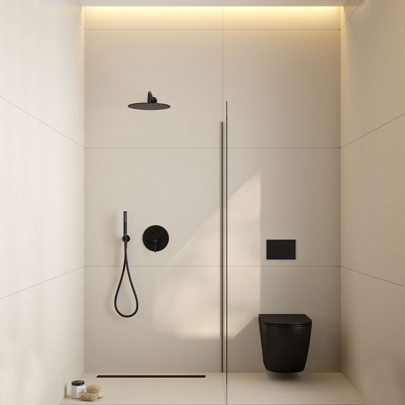 Sedes WC Hamnes w ciemnym kolorze