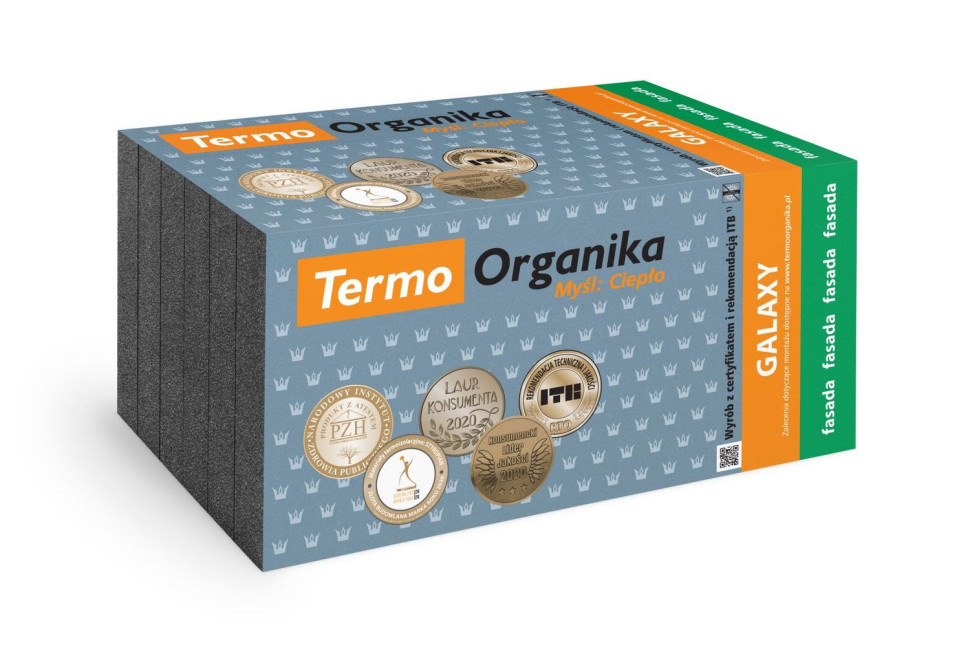 Skontrolowany styropian Termo Organiki Galaxy fasada