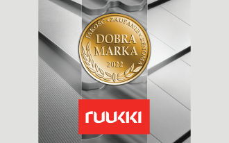 Ruukki uhonorowana tytułem DOBRA MARKA 2022