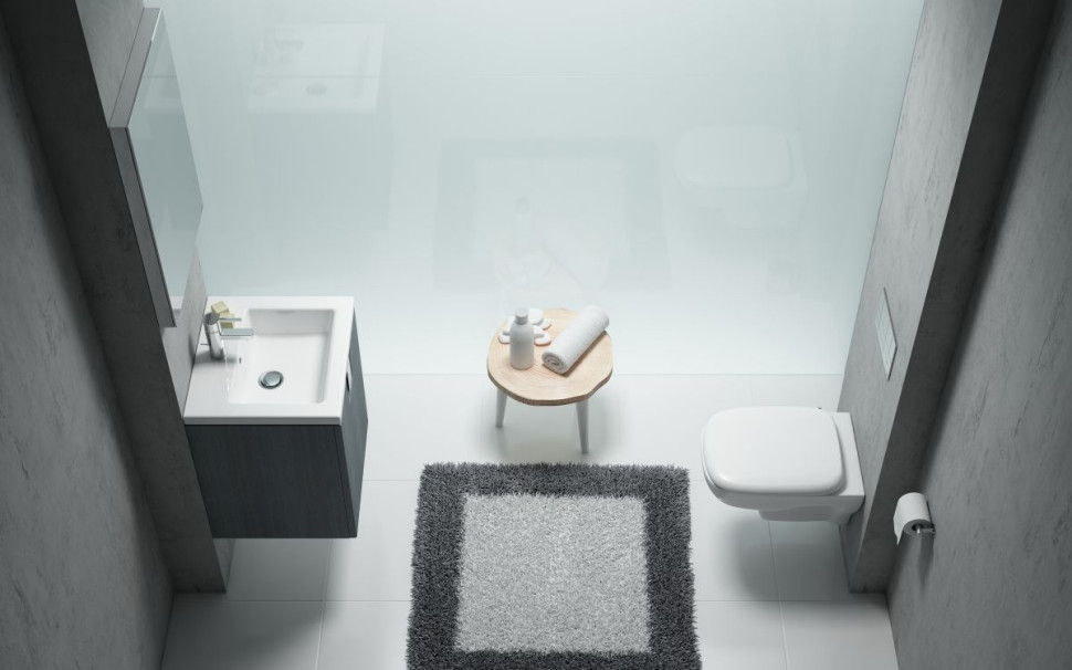 Umywalka Koło Twins kwadratowa