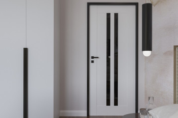 Białe drzwi Mediolan