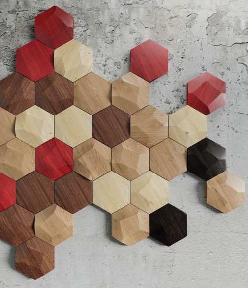 Dekoracje drewniane mogą być wykonane z wielu drobnych elementów