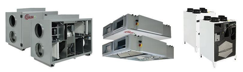Centrale wentylacyjne marki Salda