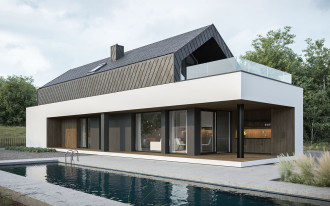 HOMEKONCEPT 87 - kompaktowy dom z dużymi możliwościami