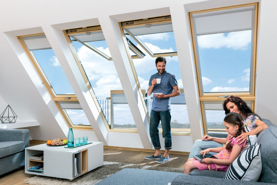 Otwarcie okna balkonowego powoduje rozłożenie bariery zabezpieczającej