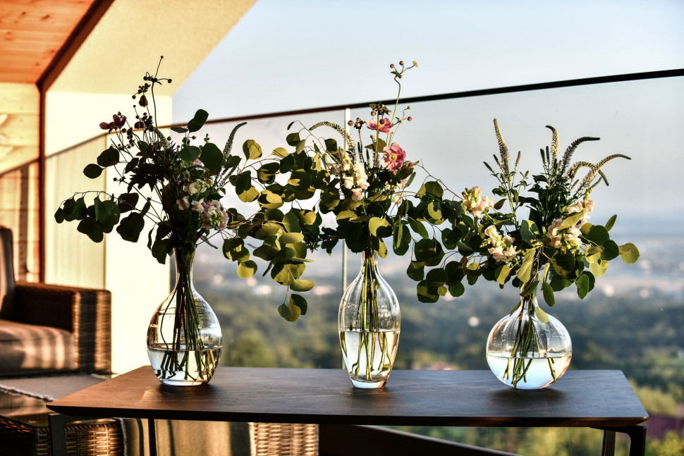 Wiosenne bukiety w wazonie