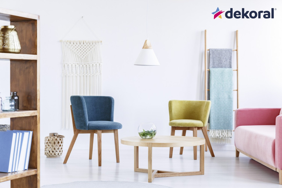 Ściany pomalowane farbą Dekoral Perfect