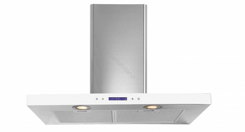 Okap ścienny bezsilnikowy VULCANO inox TOFLESZ biały