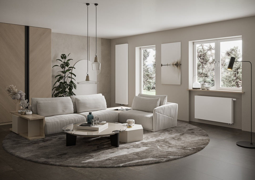 Grzejnik Tinos H w salonie