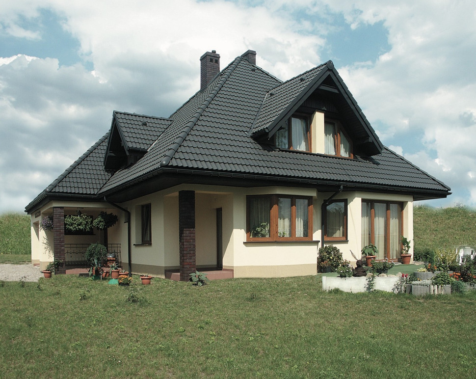 Elewacja pokryta tynkiem silikonowym