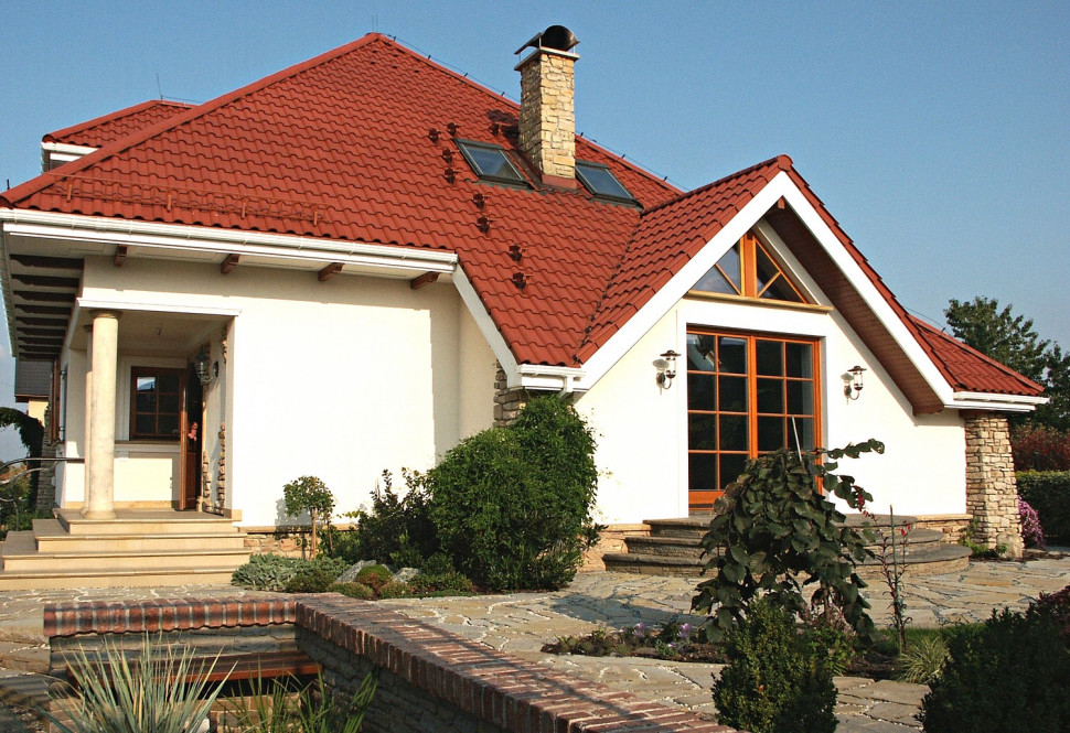 Elewacja pokryta tynkiem silikonowym