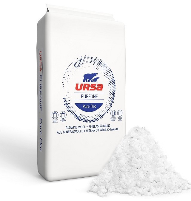 Wełna wdmuchiwana URSA Pure Floc
