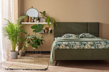 Łóżko tapicerowane Geometric 