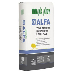 Alfa tynk gipsowy maszynowy lekki plus