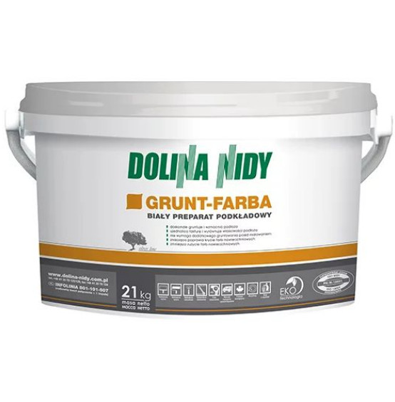GRUNT-FARBA biały preparat podkładowy