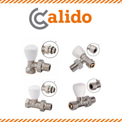 CALIDO - zawory grzejnikowe ESKIMOS, głowica termostatyczna G14