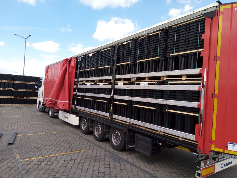 Wavin AquaCell podczas transportu