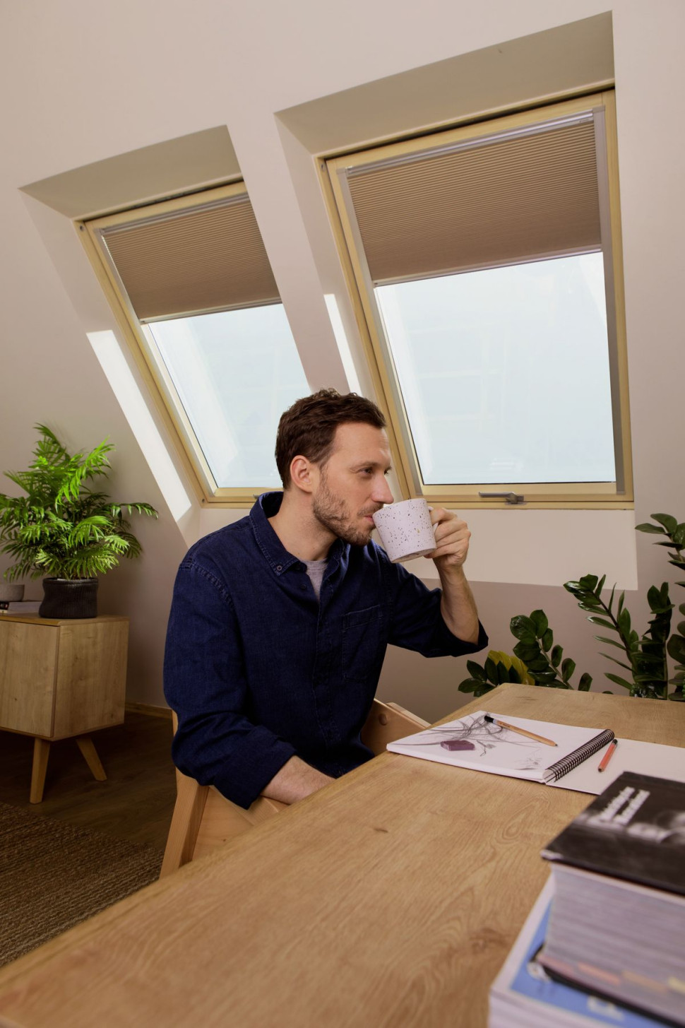 Okna i rolety stworzone dla Siebie. fot. FAKRO