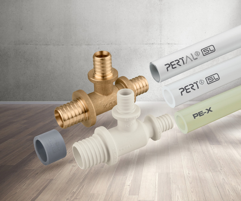 Rura wielowarstwowa PE-RT/AL/PE-RT z warstwą aluminium łączoną doczołowo