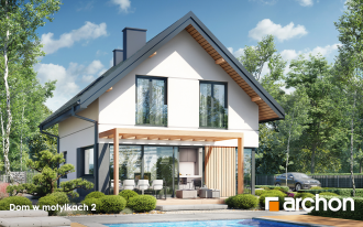 Szukasz małego, funkcjonalnego i taniego w budowie domu? Zobacz ten projekt ARCHON+