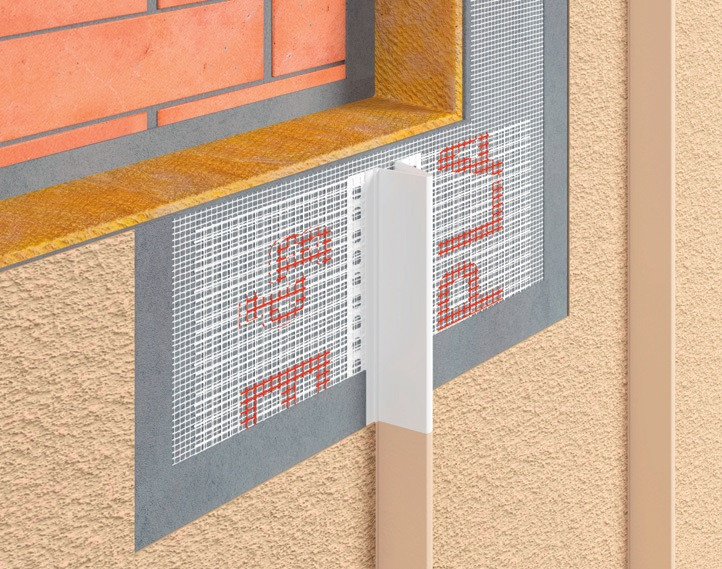 BP19 PVC ozdobna - rąbek stojący zewnętrzny