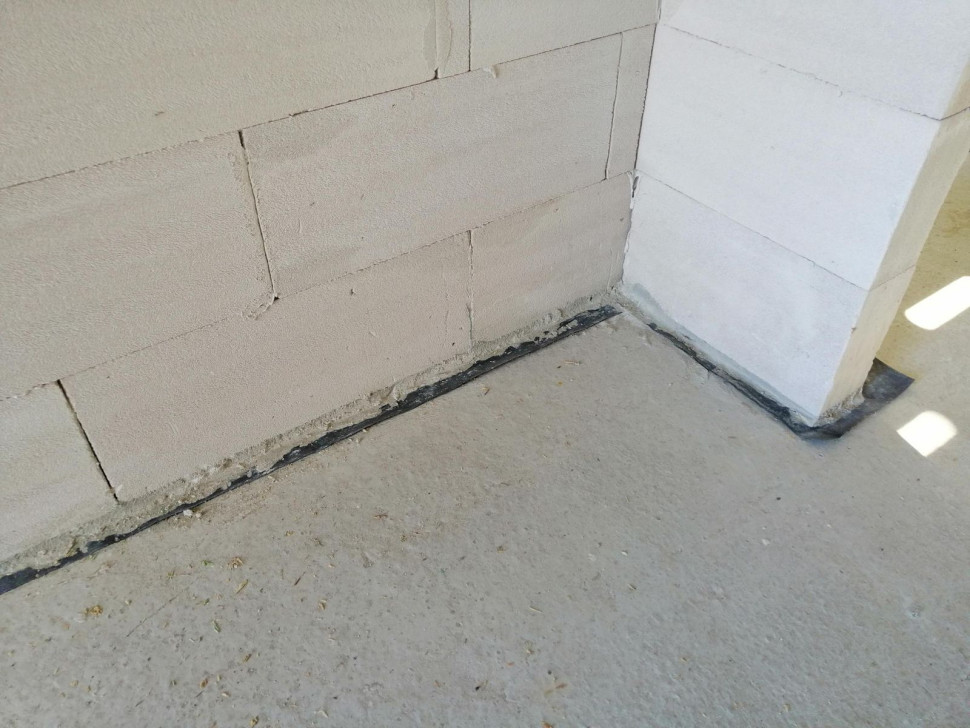 Ściany z betonu komórkowego od wewnątrz