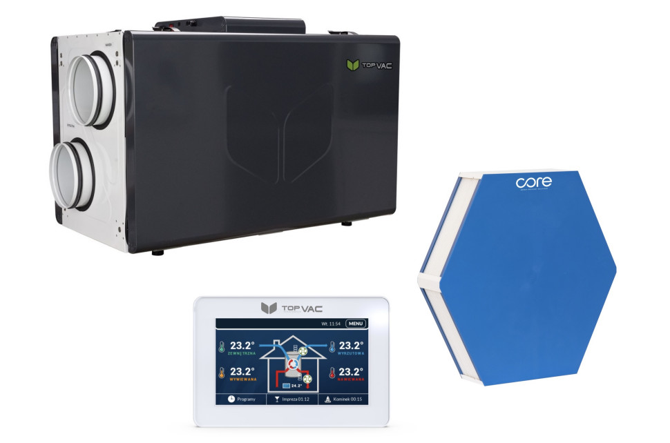 Wymiennik entalpiczny - elementy systemu