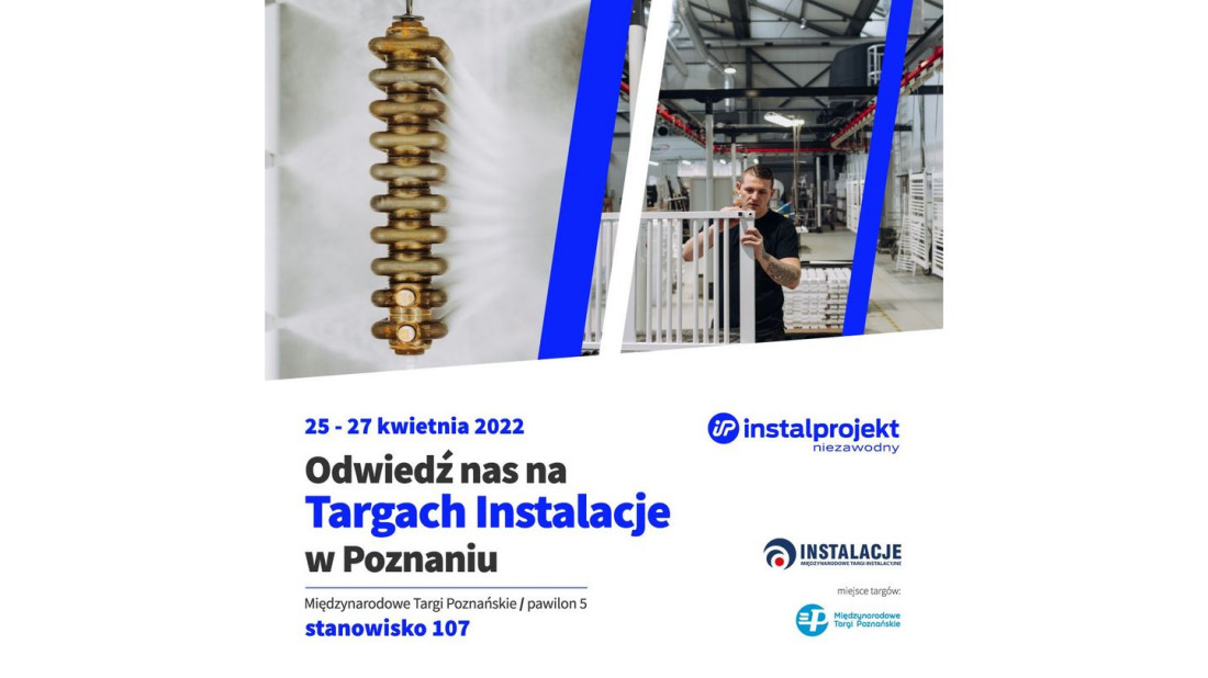 Odwiedź stoisko Instal-Projekt na Targach Instalacje w Poznaniu