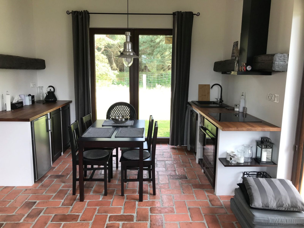 Płytki Stara Cegła na podłodze