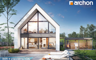 Duet nowoczesności z funkcjonalnością! Zobacz ten Projekt Domu z kolekcji ARCHON+