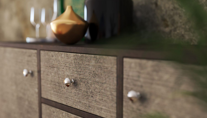 Uchwyty do szafek NIRO w kształcie dysku