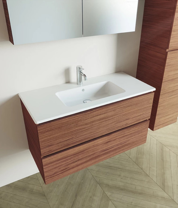 Ceramiczna umywalka Spring Glow w kolorze białym z połyskiem