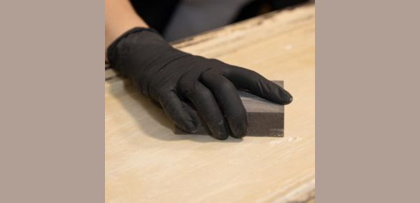 Krok 6 - szlifowanie papierem ściernym