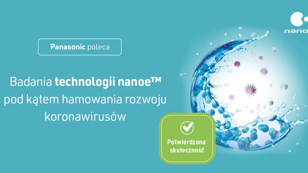 Badania technologii nanoe™ X pod kątem hamowania rozwoju koronawirusów