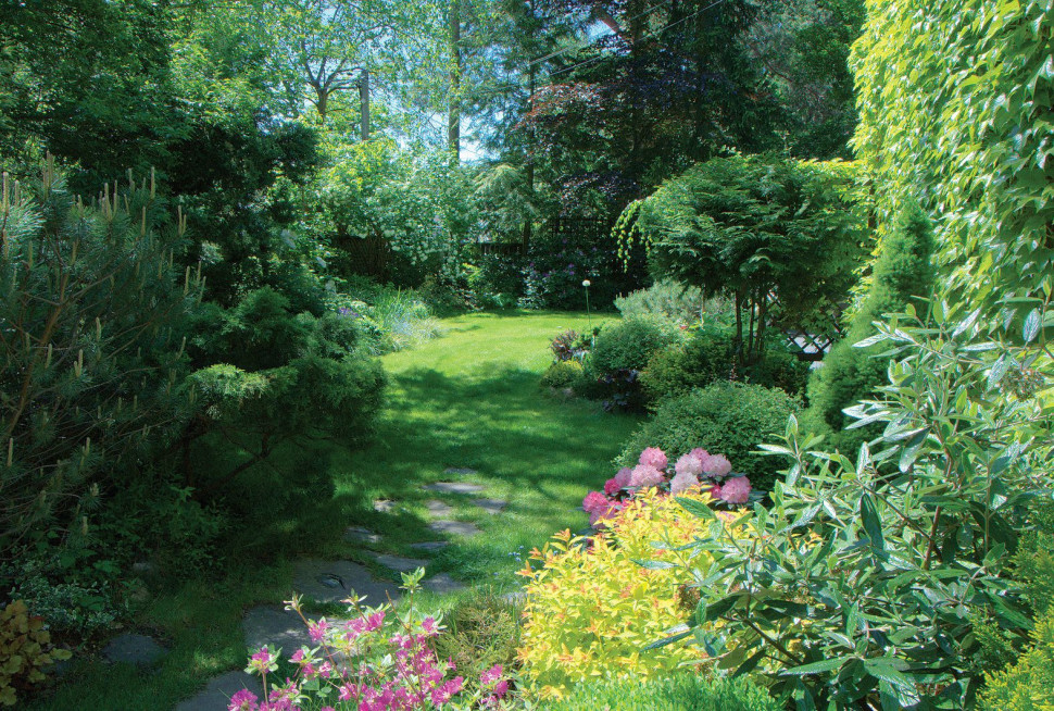 Wiosną ogród jest najbardziej kolorowy