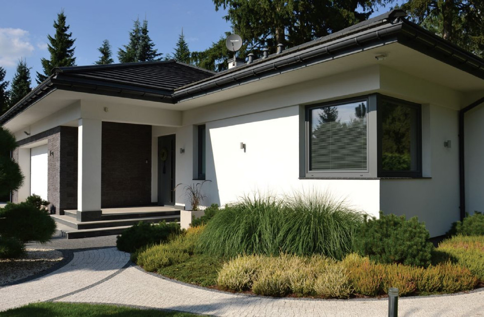 Narożne okno w kuchni