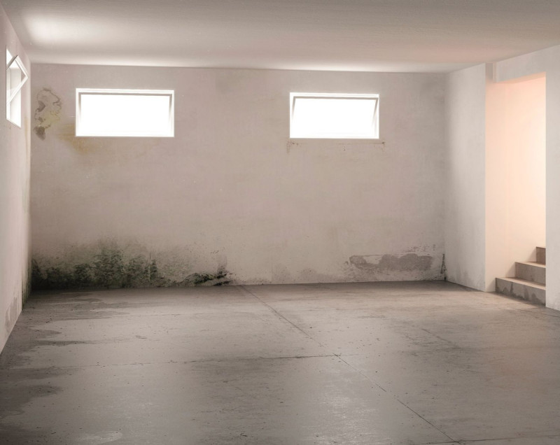 Pomieszczenie przed zastosowaniem blokera wilgoci