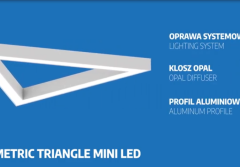 Oprawa oświetleniowa GEOMETRIC TRIANGLE MINI LED