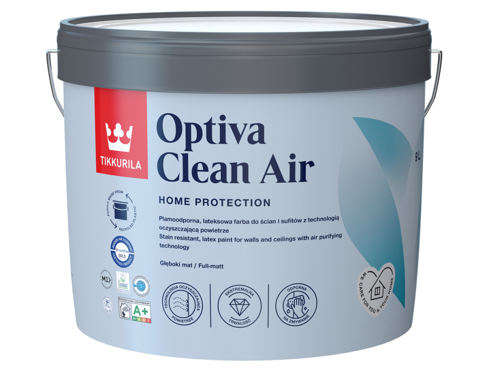 Pojemnik farby Tikkurila Optiva Clean Air