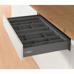 Wkład na sztućce OrgaTray 590, 470 / 800, kolor antracyt