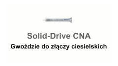 Gwoździe CNA systemu Solid Drive