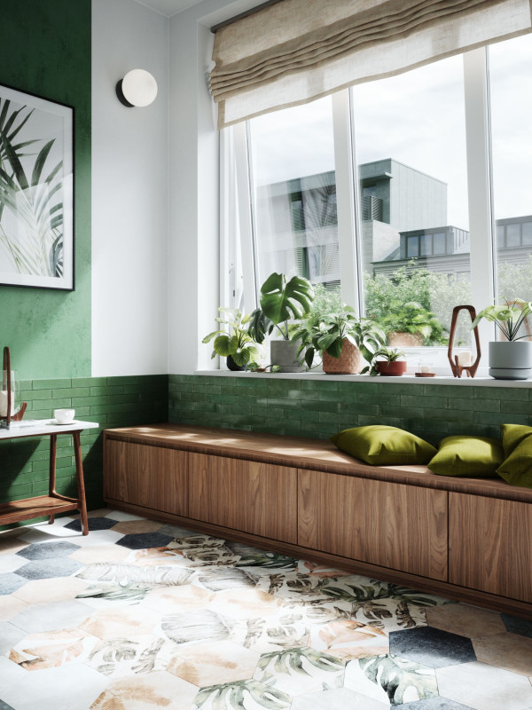 Dekor R30148 Orzech Wisconsin w aranżacji