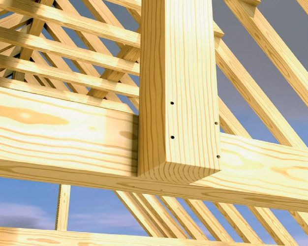 Połączenia drewnianych elementów więźby