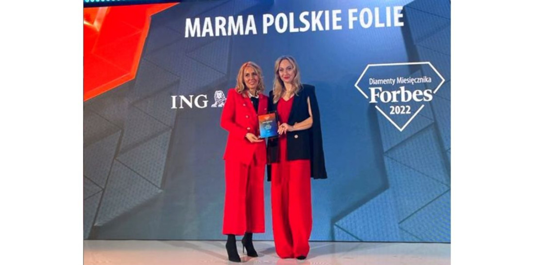 Wyróżnienie w rankingu Diamentów Forbesa 2022 dla Marma Polskie Folie