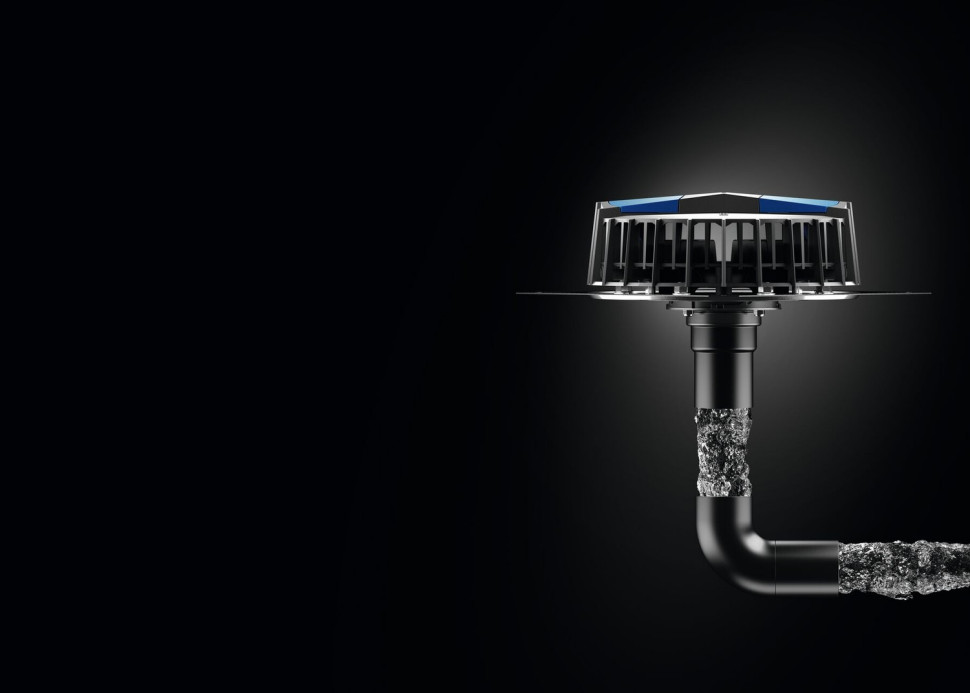 System odpwodnienia dachu Geberit Pluvia